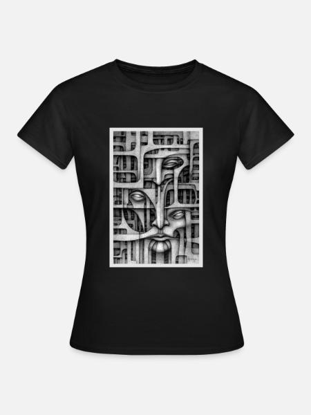 Personnalités - Différentes personnalités - T-shirt Femme - noir