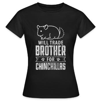 Haustier Nachtaktiv Tierliebhaber Lieblingstier - Frauen T-Shirt - Schwarz - Vorne - AI Model Female 172 dark (172cm)