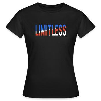 Illimité - T-shirt Femme - noir - Devant - AI Model Female 172 dark (172cm)