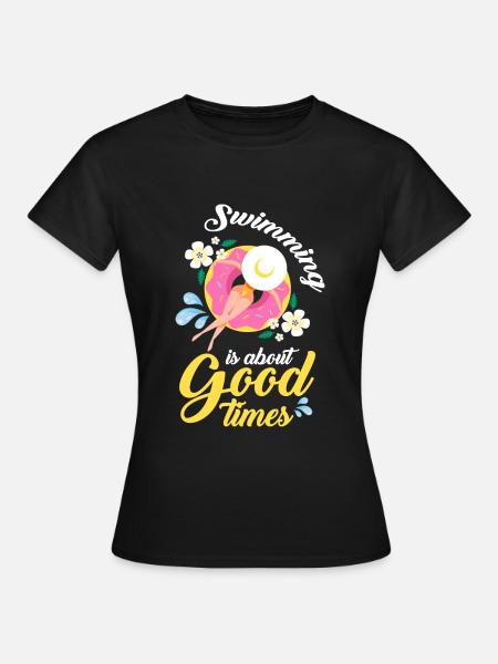 Swmming Pool Wasser Urlaub Gartenparty - Frauen T-Shirt - Schwarz