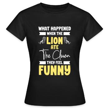 Circus Music Circus Show - Women's T-Shirt - black - Front - AI Model Female 172 dark (172cm)