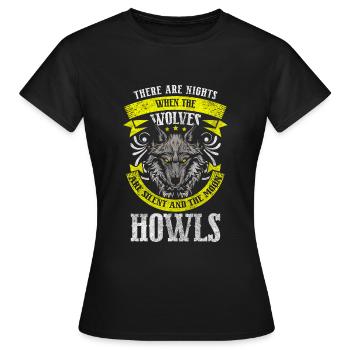 Wolfpack Wolfhound Wild Wilderness - T-shirt Femme - noir - Devant - AI Model Female 172 dark (172cm)