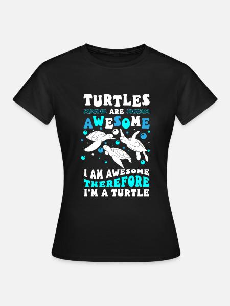 Meer Tierschutz Süß - Frauen T-Shirt - Schwarz