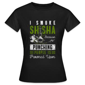 Shisha Genuss Pfeife Orientalisch - Frauen T-Shirt - Schwarz - Vorne - AI Model Female 172 dark (172cm)