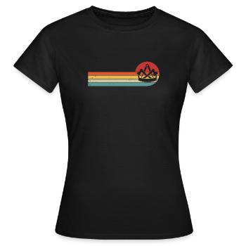 Carpenter's guild sign carpenter craft guild - Women's T-Shirt - black - Front - AI Model Female 172 dark (172cm)