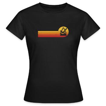 Carpenter Carpenter Guild Sign Craft Guild - Women's T-Shirt - black - Front - AI Model Female 172 dark (172cm)