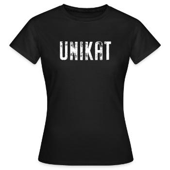 Unique Unique Individuel Valeur de soi unique - T-shirt Femme - noir - Devant - AI Model Female 172 dark (172cm)