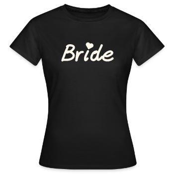 Bride - Frauen T-Shirt - Schwarz - Vorne - AI Model Female 172 dark (172cm)