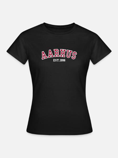 Aarhus gegründet 1996 - Frauen T-Shirt - Schwarz