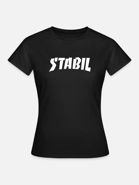 STABIL - SKATE - Frauen T-Shirt - Schwarz