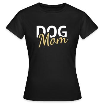 Chien Maman Chien - T-shirt Femme - noir - Devant - AI Model Female 172 dark (172cm)