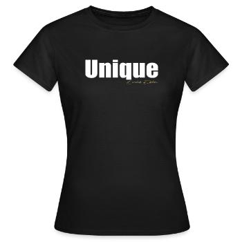 Unique - Women's T-Shirt - black - Front - AI Model Female 172 dark (172cm)