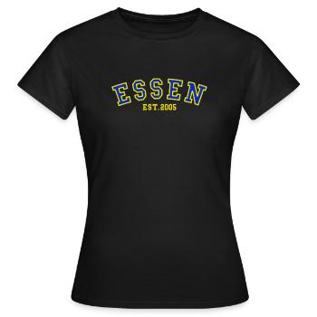 Essen Est. 2005 - T-shirt Femme - noir - Devant - AI Model Female 172 dark (172cm)