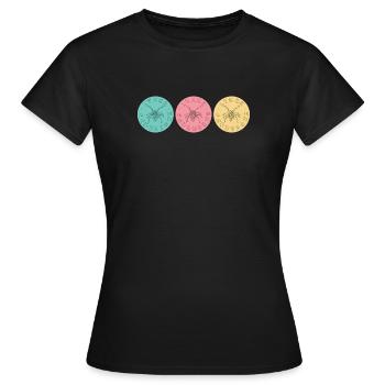 Drei herzliche Wünsche - Frauen T-Shirt - Schwarz - Vorne - AI Model Female 172 dark (172cm)