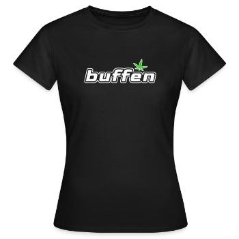 buffen - Women's T-Shirt - black - Front - AI Model Female 172 dark (172cm)