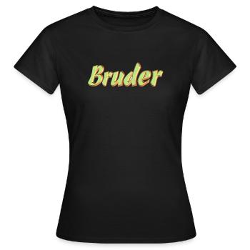 Kosename Bruder 3D Style - Frauen T-Shirt - Schwarz - Vorne - AI Model Female 172 dark (172cm)