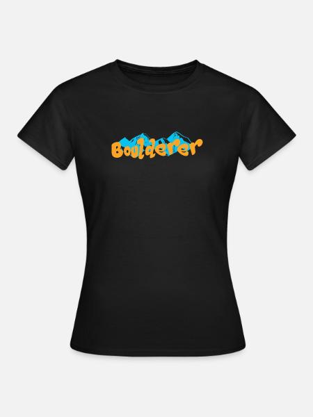 Bouldern Boulderer - Frauen T-Shirt - Schwarz