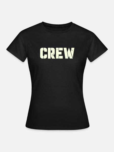 crew - Frauen T-Shirt - Schwarz