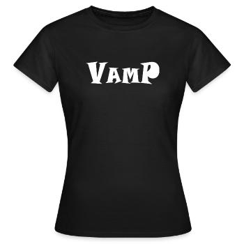 VAMP - Frauen T-Shirt - Schwarz - Vorne - AI Model Female 172 dark (172cm)