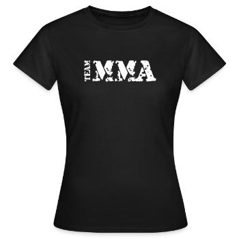 Team MMA Fighter Octagon Arts Martiaux Logo Club - T-shirt Femme - noir - Devant - AI Model Female 172 dark (172cm)