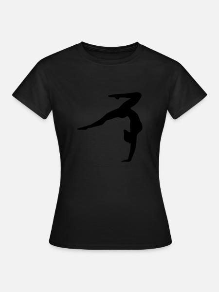 Turnen, Turnerin - Frauen T-Shirt - Schwarz