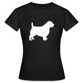 Norfolk Terrier - Frauen T-Shirt - Schwarz - Vorne - AI Model Female 172 dark (172cm)
