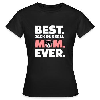 Jack Russell - T-shirt Femme - noir - Devant - AI Model Female 172 dark (172cm)