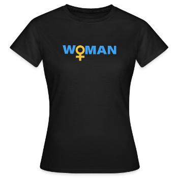 FEMME - T-shirt Femme - noir - Devant - AI Model Female 172 dark (172cm)
