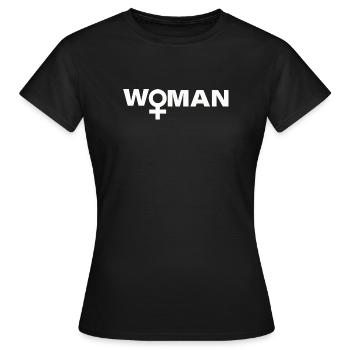 FEMME - T-shirt Femme - noir - Devant - AI Model Female 172 dark (172cm)