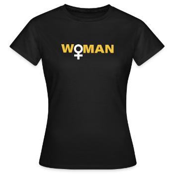 FEMME - T-shirt Femme - noir - Devant - AI Model Female 172 dark (172cm)