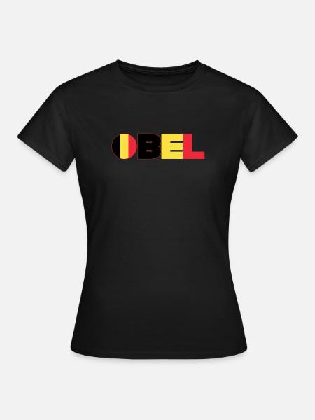 Belgien - Frauen T-Shirt - Schwarz
