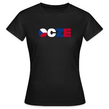 Tschechische Republik - Frauen T-Shirt - Schwarz - Vorne - AI Model Female 172 dark (172cm)