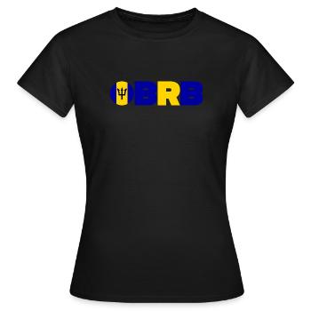 Barbados - Women's T-Shirt - black - Front - AI Model Female 172 dark (172cm)