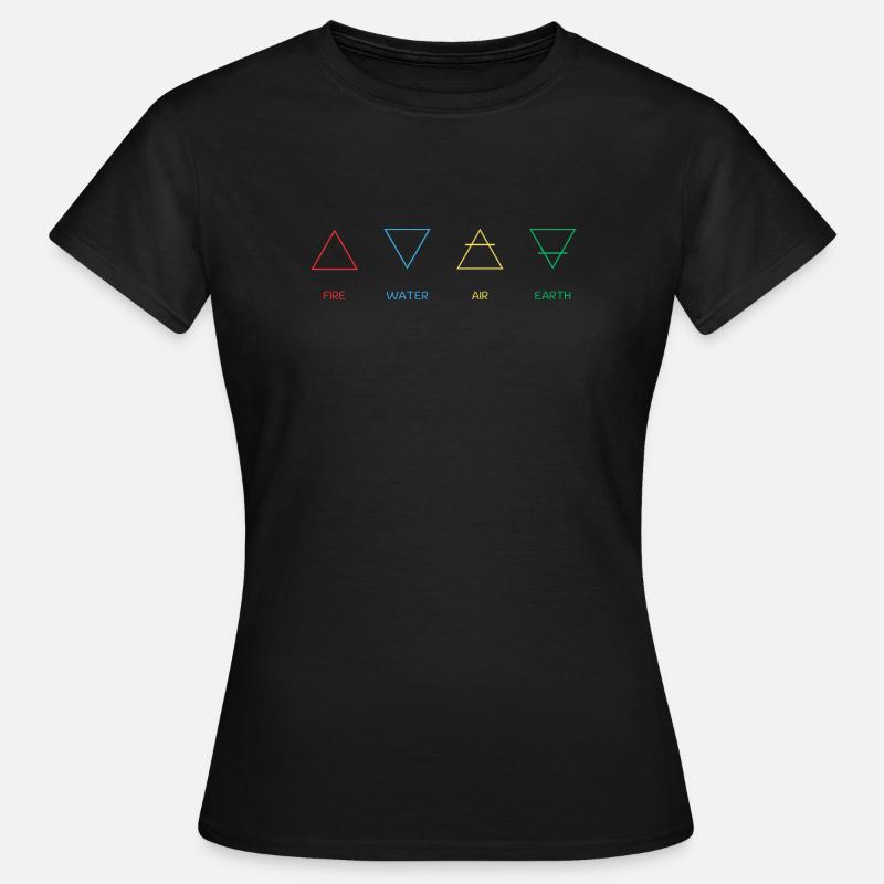 Four elements - Women's T-Shirt - black