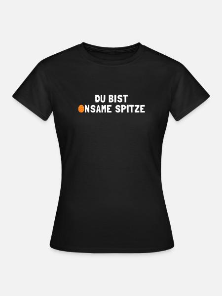 Ostern Spruch Kompliment - Frauen T-Shirt - Schwarz