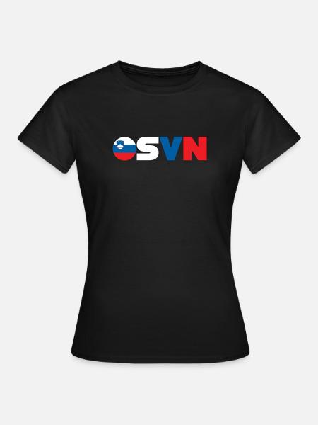 Slowenien - Frauen T-Shirt - Schwarz