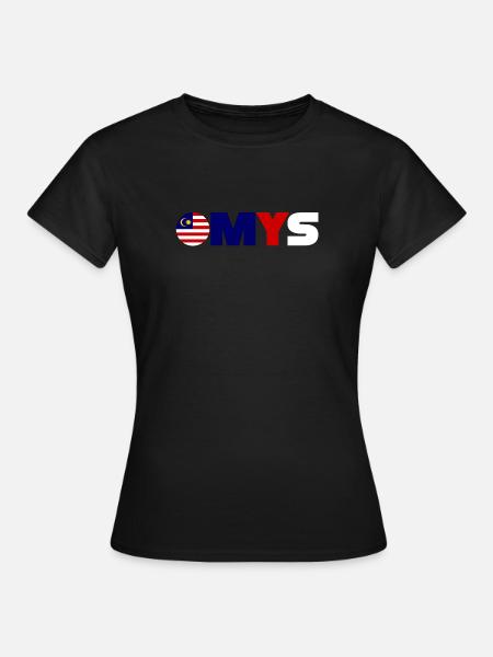 Malaysien - Frauen T-Shirt - Schwarz