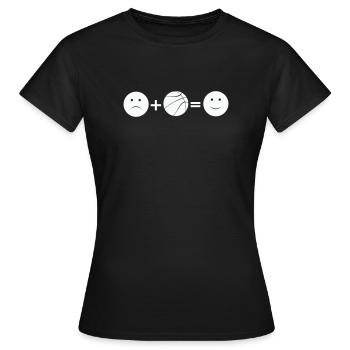 Basketball Love - Frauen T-Shirt - Schwarz - Vorne - AI Model Female 172 dark (172cm)