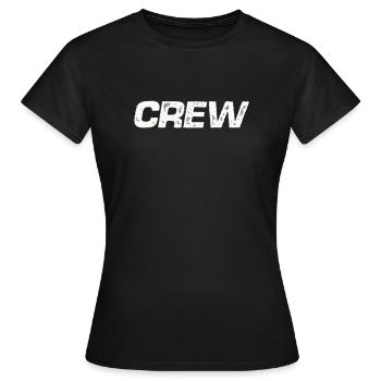 équipage - T-shirt Femme - noir - Devant - AI Model Female 172 dark (172cm)