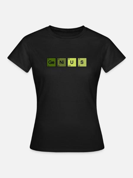 Genius Nerd Geek - Women's T-Shirt - black