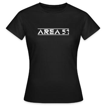 Zone 51 - T-shirt Femme - noir - Devant - AI Model Female 172 dark (172cm)