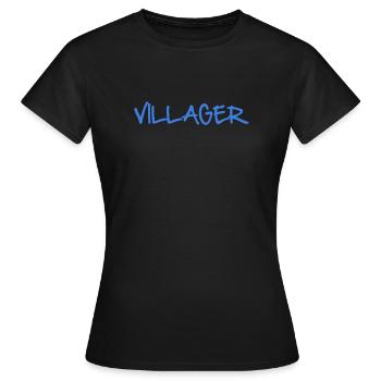 VILLAGEOIS - T-shirt Femme - noir - Devant - AI Model Female 172 dark (172cm)