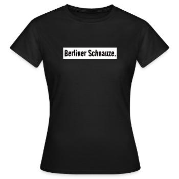 Chemise à museau de Berlin Simple Capitole - T-shirt Femme - noir - Devant - AI Model Female 172 dark (172cm)