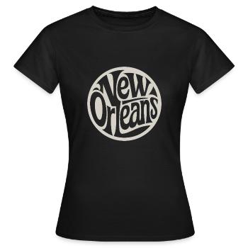 New Orleans - Women's T-Shirt - black - Front - AI Model Female 172 dark (172cm)