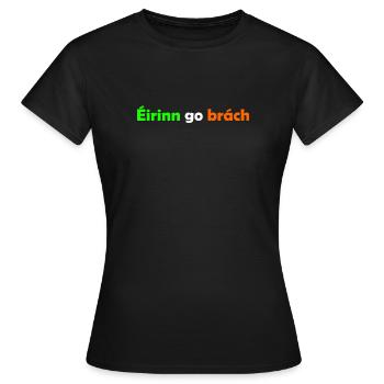 Eirin go brach - Frauen T-Shirt - Schwarz - Vorne - AI Model Female 172 dark (172cm)