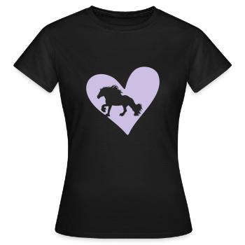 Tinker Heart - Women's T-Shirt - black - Front - AI Model Female 172 dark (172cm)