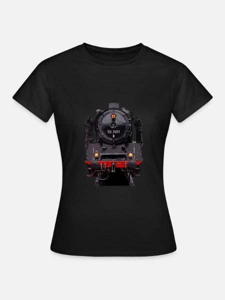 Locomotive à vapeur 50 3501 - T-shirt Femme - noir