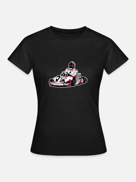 GoKart - Karting - Kart - Go Kart - T-shirt Femme - noir