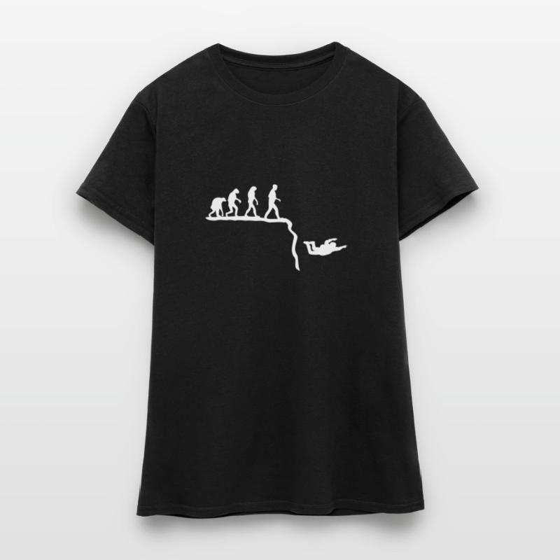 base jumping evolution Women's T-Shirt