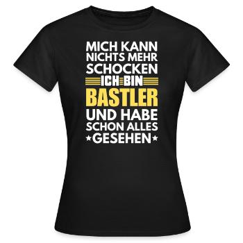 Nicht schockbarer Bastler - Frauen T-Shirt - Schwarz - Vorne - AI Model Female 172 dark (172cm)